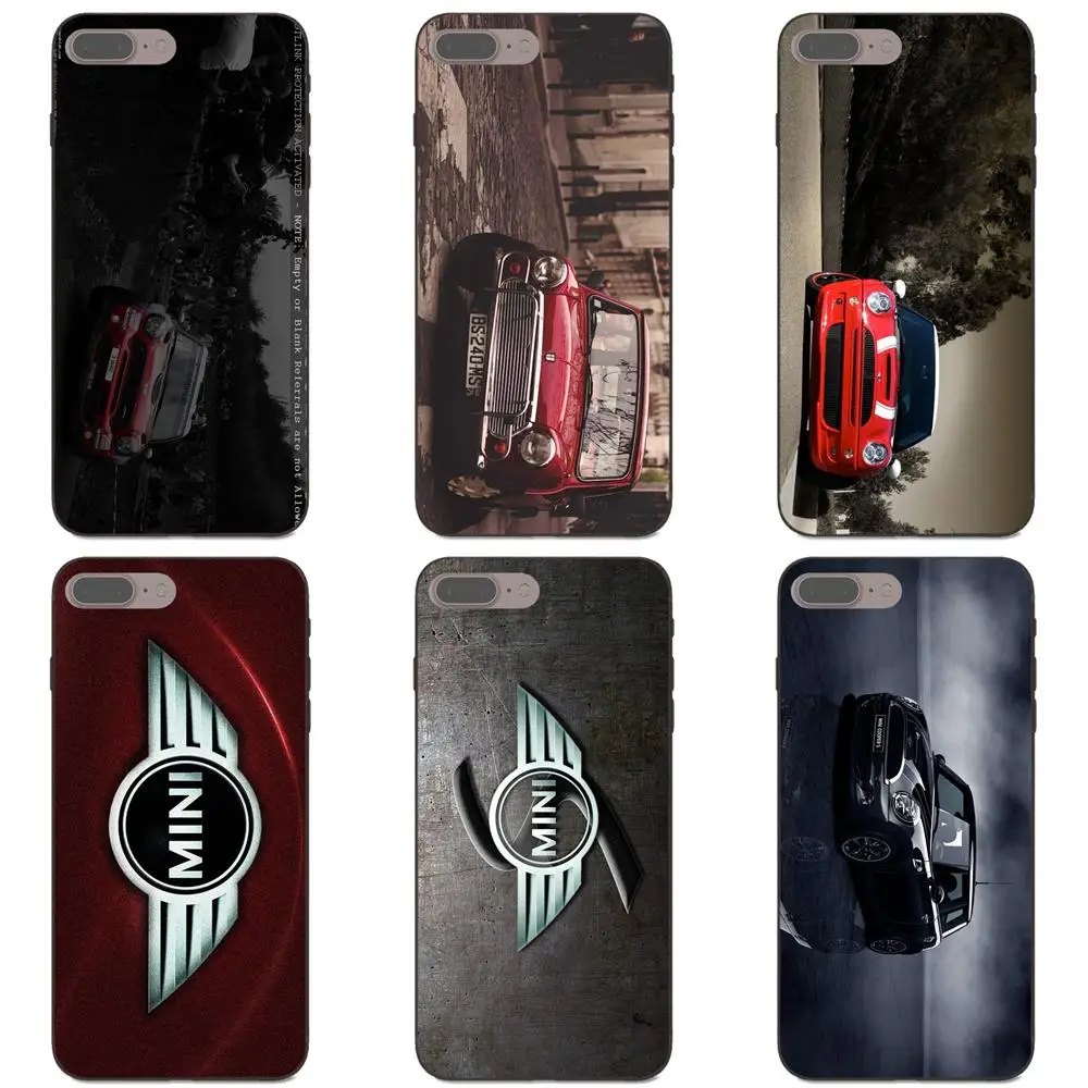 

For Samsung Galaxy Note 4 8 9 S3 S4 S5 S6 S7 S8 S9 S10 Edge Plus Lite I9080 G313 Soft Silicone TPU Black Coque For Mini Cooper