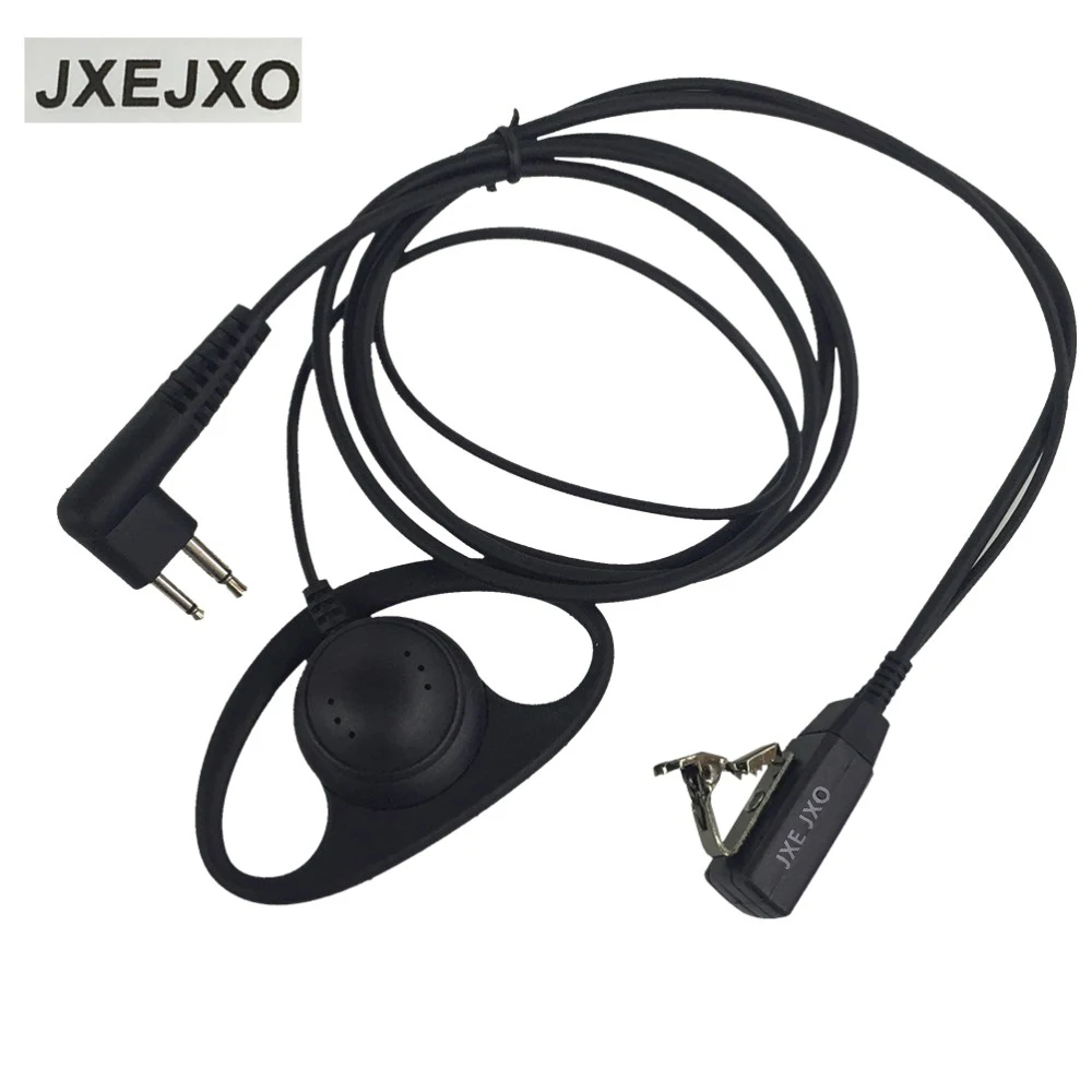 JXEJXO 2-контактный PTT-наушник с микрофоном для двухсторонней связи радиостанций