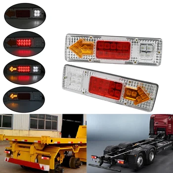 

1.5W 5A Trucks Railer Tail Light LED 12V DC Trailers Van Lamp Reversing 19 LEDs In Each Lamp
