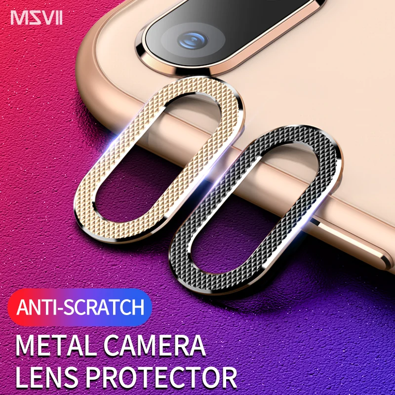 MSVII металлическая защита для объектива камеры iPhone XR Защита от царапин 6 6s 7 8 Plus