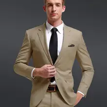 На двух пуговицах, лацкан с тупым углом; хаки высокого Quality3Pieces модные Для мужчин костюмы костюм Homme личные Terno модные тонкие красивые