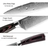 XITUO stainless steel kitchen knives set Japanese chef knife Damascus steel Pattern Utility Paring Santoku Slicing knife Health ► Photo 2/6