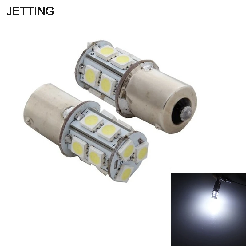 

JETTING 1pcs 12V 1156 1157 BA15S P21W 13 SMD 5050 13 LED 13smd Brake Tail Light Bulb Lamp Auto led Car bulb light