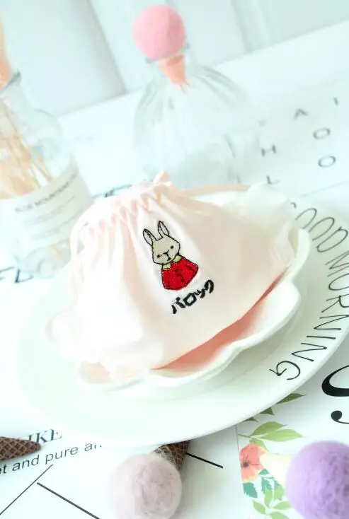 100% реальные фотографии M L Kawaii милые короткие трусики с рисунком кролика и лисы