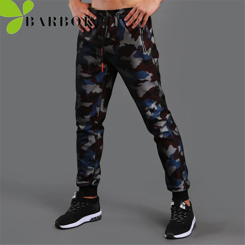 

BARBOK Autumn Compression Running Pants Sports Leggings Tight Sportwear Male Gym Outdoor Fitness Clothing Jogging Pants Men