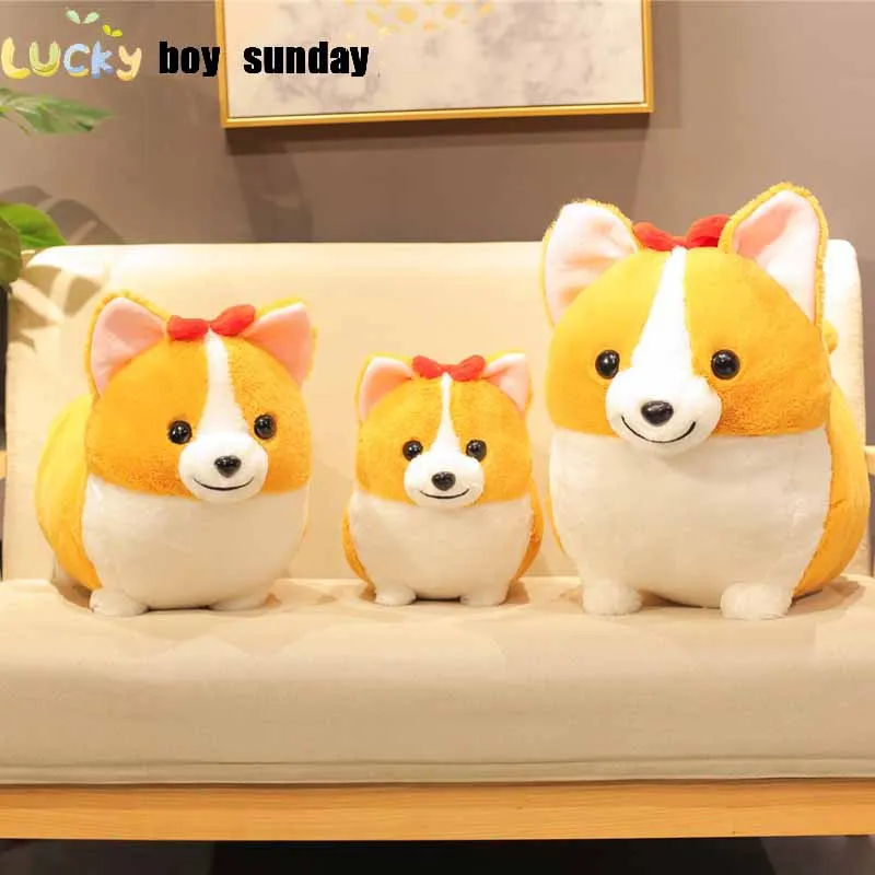 Lucky Boy Sunday Kawaii милый корги Мягкие плюшевые игрушки для детей мягкие корги плюшевые куклы дети девочки дети подарок на день рождения