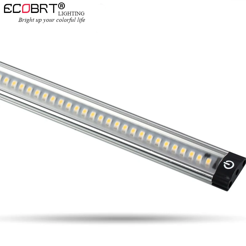 30cm long 9.5-30V 3W 12inches Aluminum Under Cabinet led Lights linear strip lights touch on sensor cabinet lighting 2pcs/lot