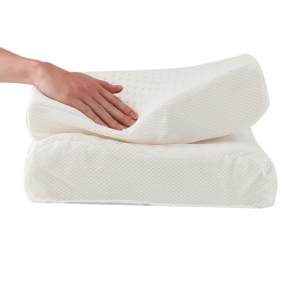 Подушка из натурального латекса, Антистатическая Массажная подушка для шеи и тела, 60*40*10 см, для взрослых, забота о здоровье тела, латексные постельные принадлежности, подушка