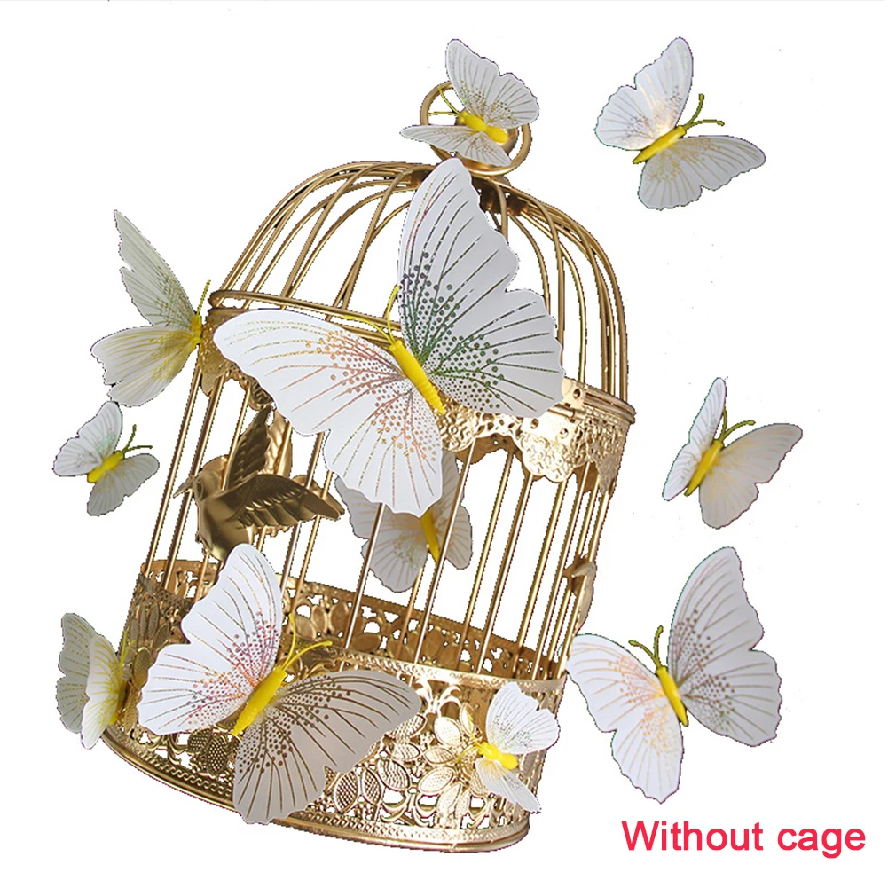 

Art Stickers Butterfly Shape Accessories Decal DIY Wall Home Decor 3D Effect Room Crafts PVC Fridge Magnet Closet Luminous