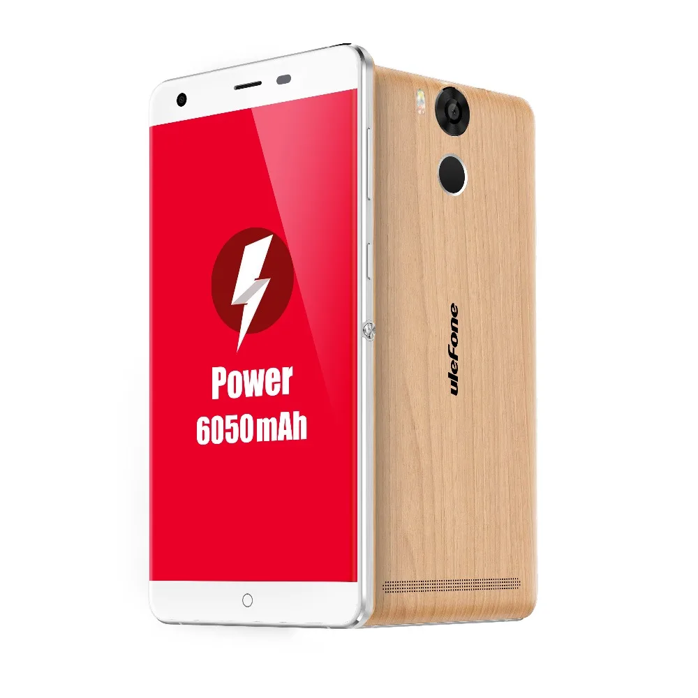 Ulefone Power Мобильный телефон 5.5 дюймов FHD MTK6753 Octa Core Android 6.0 3 ГБ Оперативная память 16
