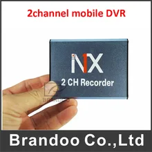 Mini CCTV 2CH SD Real Time Mobile Card DVR Digital Video Recorder Home/Car/Bus