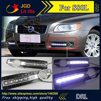 

Hot sale ! 12V 6000k LED DRL Daytime running light for Volvo S80 Fog lamp frame Fog light Super White
