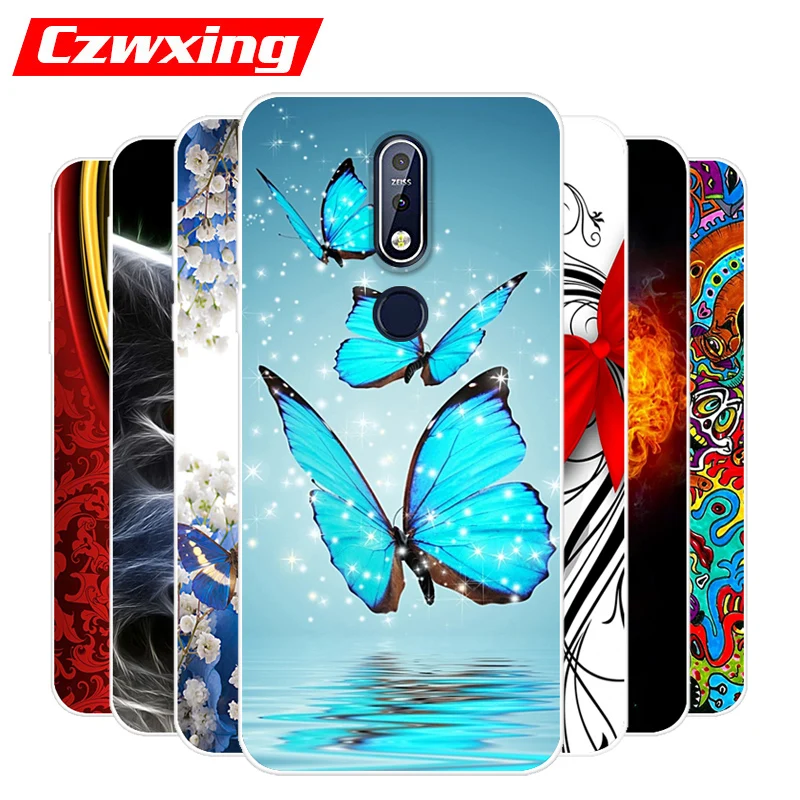 

Nokia 7.1 Case Nokia 7.1 2018 Case Silicone 5.84 TPU Soft Phone Case For Nokia 7.1 TA-1085 TA-1095 TA-1096 TA-1097 Case Cover