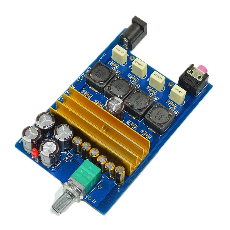 High power dual chip TPA3116 100W*2 digital HIFI power amplifier board