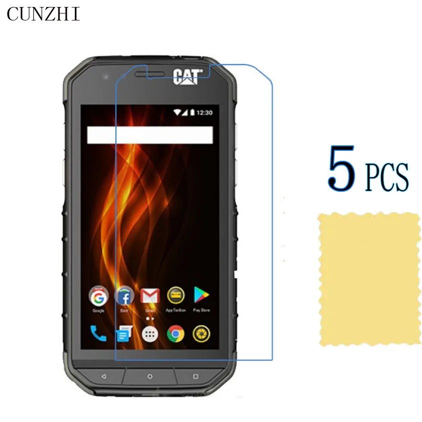 cunzhi 5pcs High Clear LCD PET Material Screen Protector Film For Cat