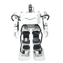 Белый 17DOF Robo-Soul H3.0 Biped Robtic двуногий человеческий робот комплект в алюминиевой раме с сервоприводом 17 шт