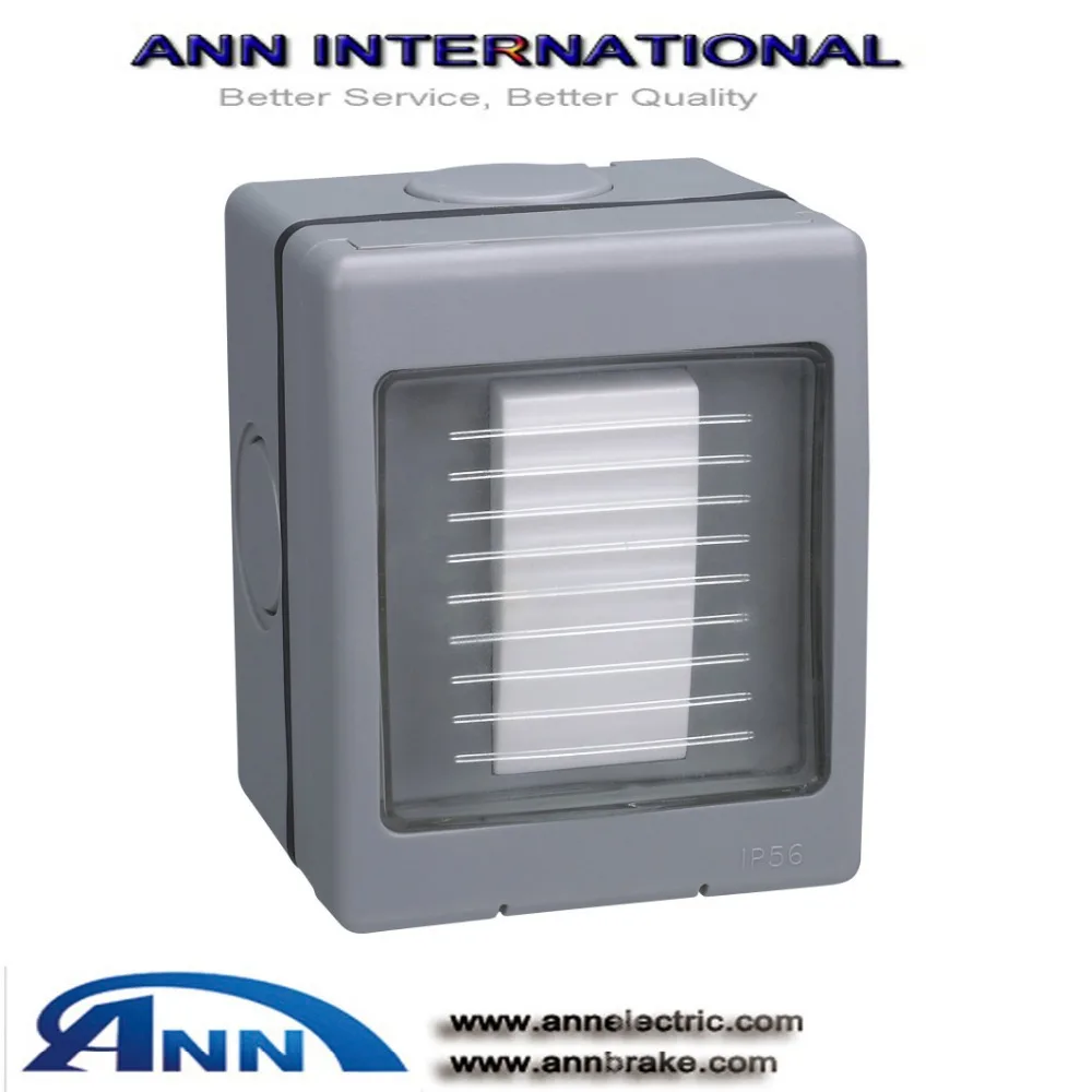 

AT 110 , 1 gang 1 way switch weather protected switches,IP56