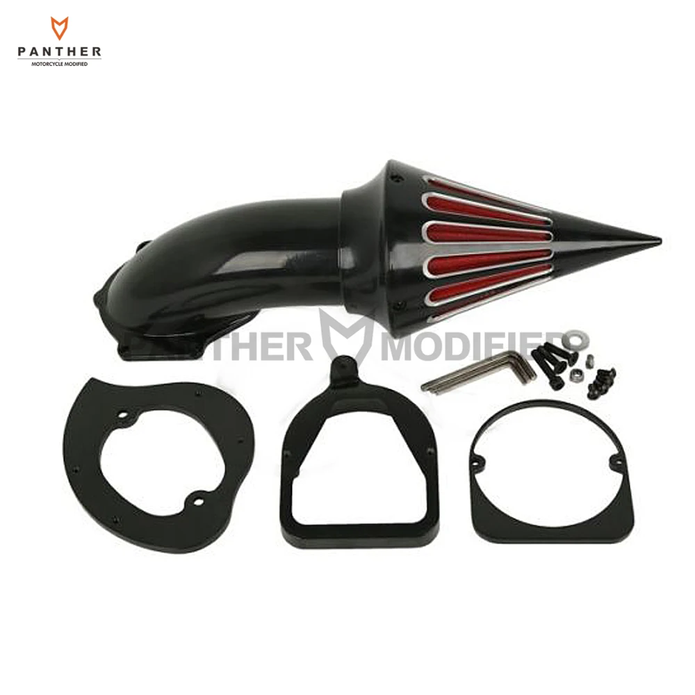 

Black Motorcycle Spike Air Cleaner Intake Filter Kit case for Honda Shadow Spirit ACE 750 VT750 1998-2013