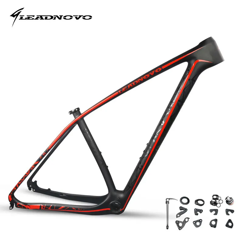 

950g 29 MTB Carbon frame mountain bicycle frameset bicycle carbon mountain bike frame with frame +hanger+headset+Thru axle