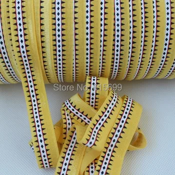 

Hotsale Folding elastic, welcome custom print FOE Ribbon, Wholesael 5/8 Ribbon Elastic