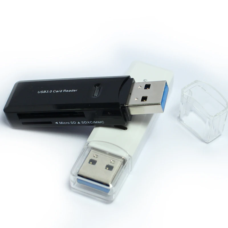 2 в 1 Карт MicroSD MicroSDHC microSDXC SD SDHC SDXC MMC USB3.0 Micro SD Card Reader