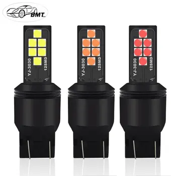 

BMT T20 LED W21/5W W21 5W 7443 SRCK W21W WY21W 7440 Car LED Light Turn Signal Brake Reverse Tail DRL Lamp Light Auto led 12V Car