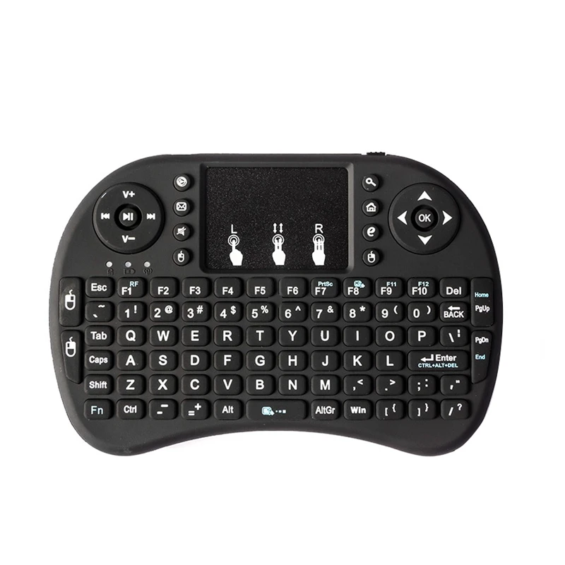 

I8 Mini Qwerty Keyboard Mouse Touchpad With Receiver For Pc Smart Tv Ps4 Htpc