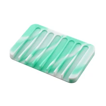 1 шт. мраморная силиконовая мыльница для мыла контейнер для путешествий на открытом воздухе для дома кемпинга туризма использования-11,5x8x1 см