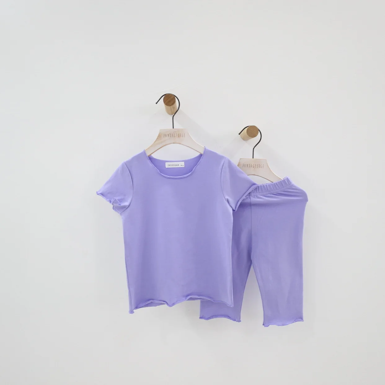 Наряды для Дня благодарения для малышей, бренд с новым продуктом г., летний детский пижамный комплект, костюм для девочек - Цвет: Фиолетовый