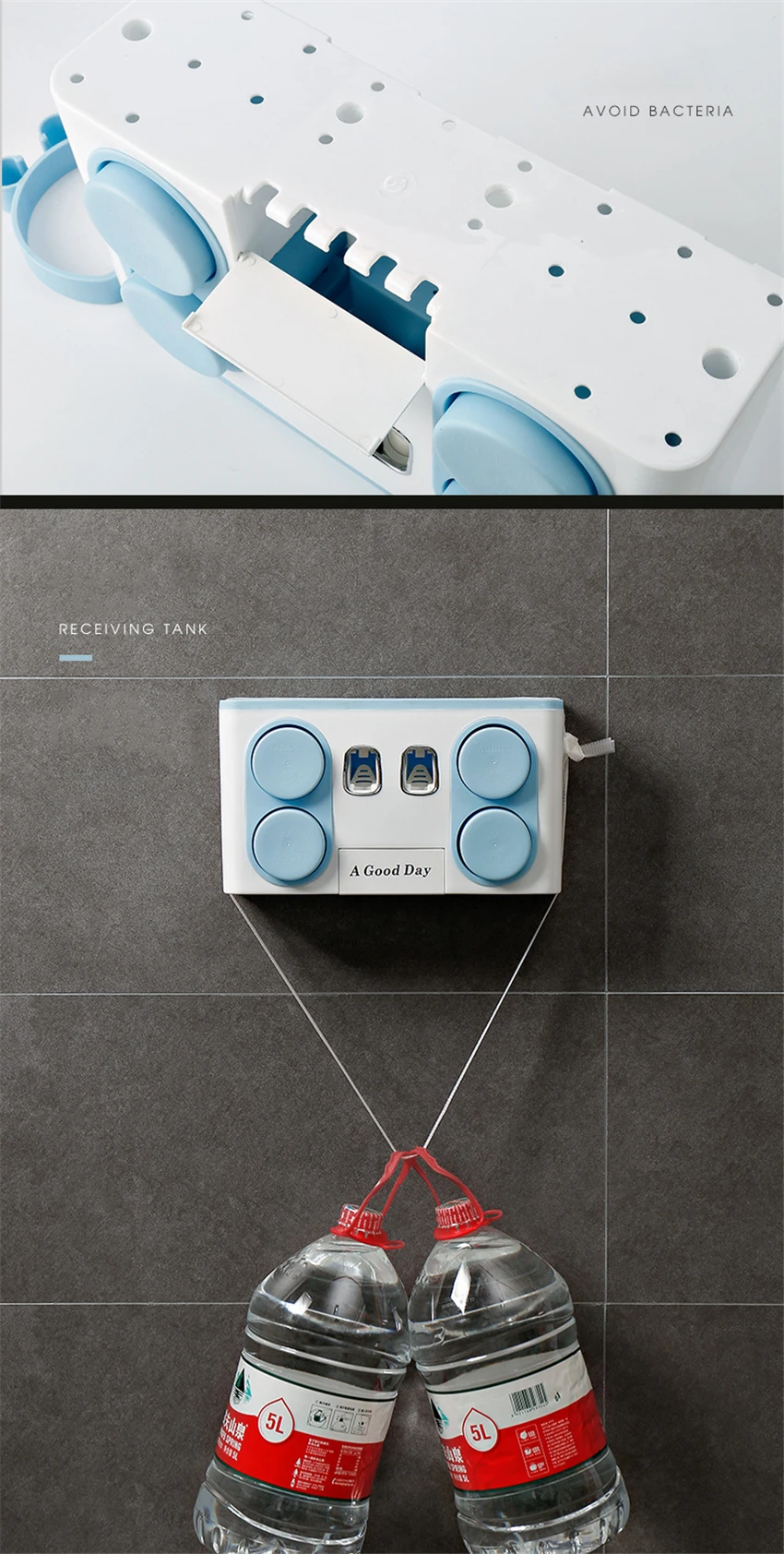 Креативная автоматическая пластиковая зубная паста для ленивых, Диспенсер 5, Набор держателей для зубных щеток, семейный набор, соковыжималка, аксессуары для ванной комнаты, 3 цвета
