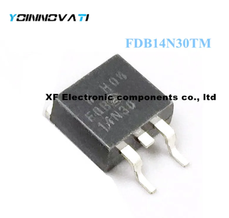 10pcs/lo FDB14N30TM FDB14N30 14N30 300V 14A MOSFET N CH 300V 14A TO 263 ...