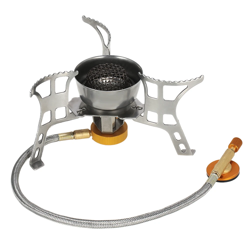 TOMSHOO Outdoor Gas Stove Backpacking Canister Stove Camping Burners Cooking Foldable Hiking