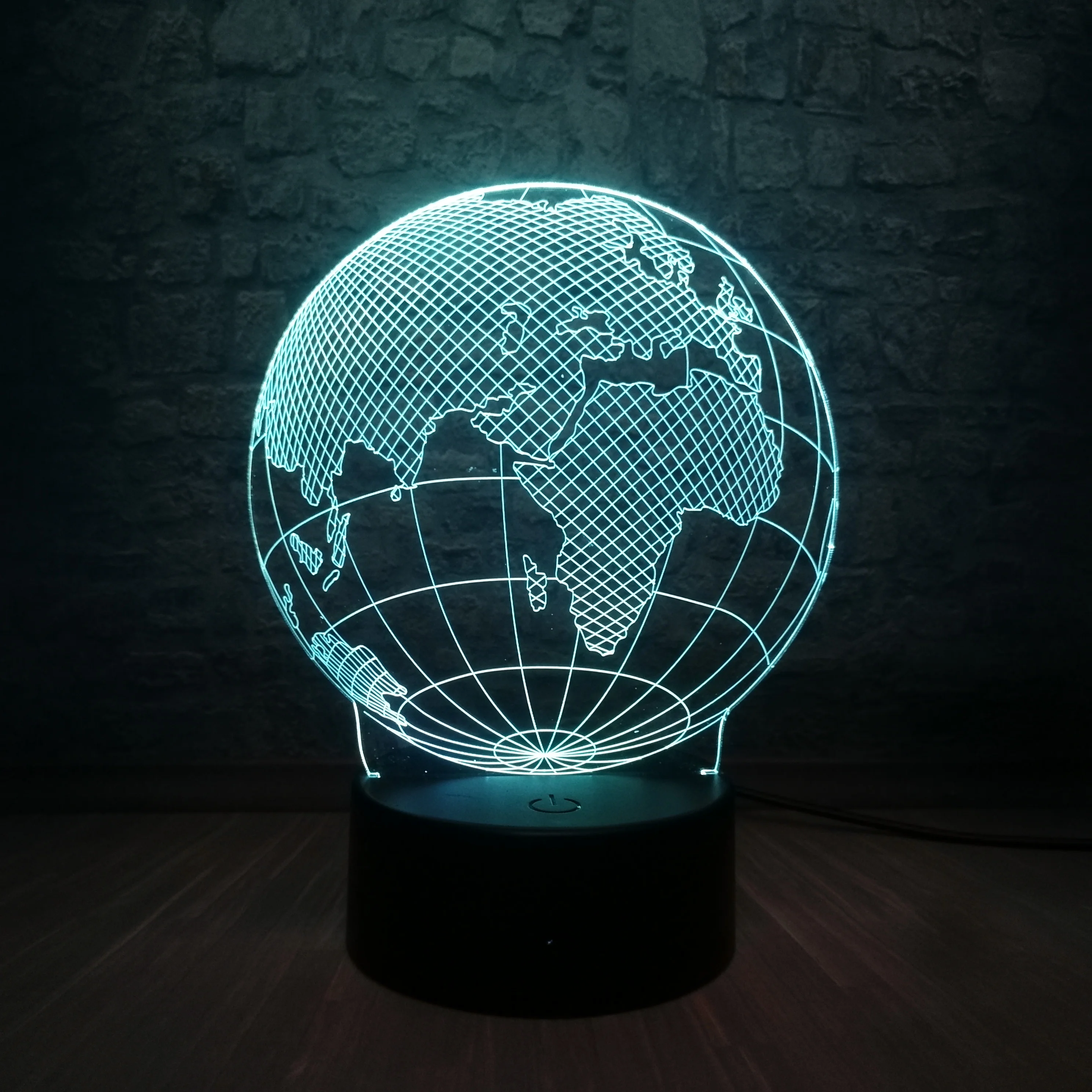 2018 новинка дизайн Tellurion Глобус мир Европа карта 3D светодиодный светильник 7
