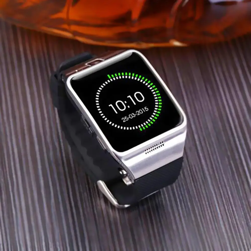 Bluetooth умные часы с видеомагнитофоном FM радио whatsapp Смарт часы F128 reloj inteligente Android мужские Relojes Smartwear - Цвет: Серебристый