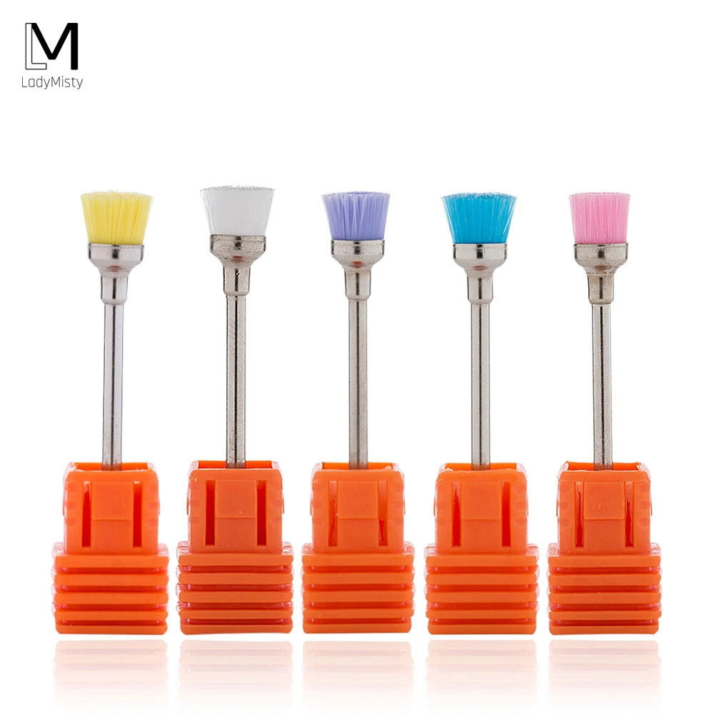 

LadyMisty 1Pc Nail Drill Bits Machine Remove nail Calluses Tools Professional Manicure Nail Dust Brusher Cleaning Drill