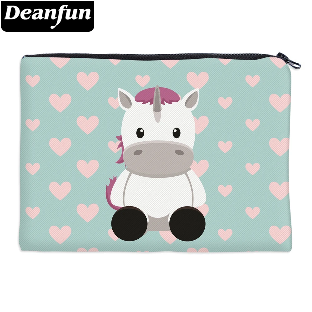 

Deanfun Women Cosmetic Bags 3D Printed Cute Unicorn Women Travel Organizer for Makeup Dropshipping 85040
