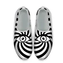 FORUDESIGNS/женская повседневная обувь на плоской подошве, летняя дышащая обувь с сеткой для женщин, Женская легкая обувь без шнуровки на плоской подошве, большие размеры