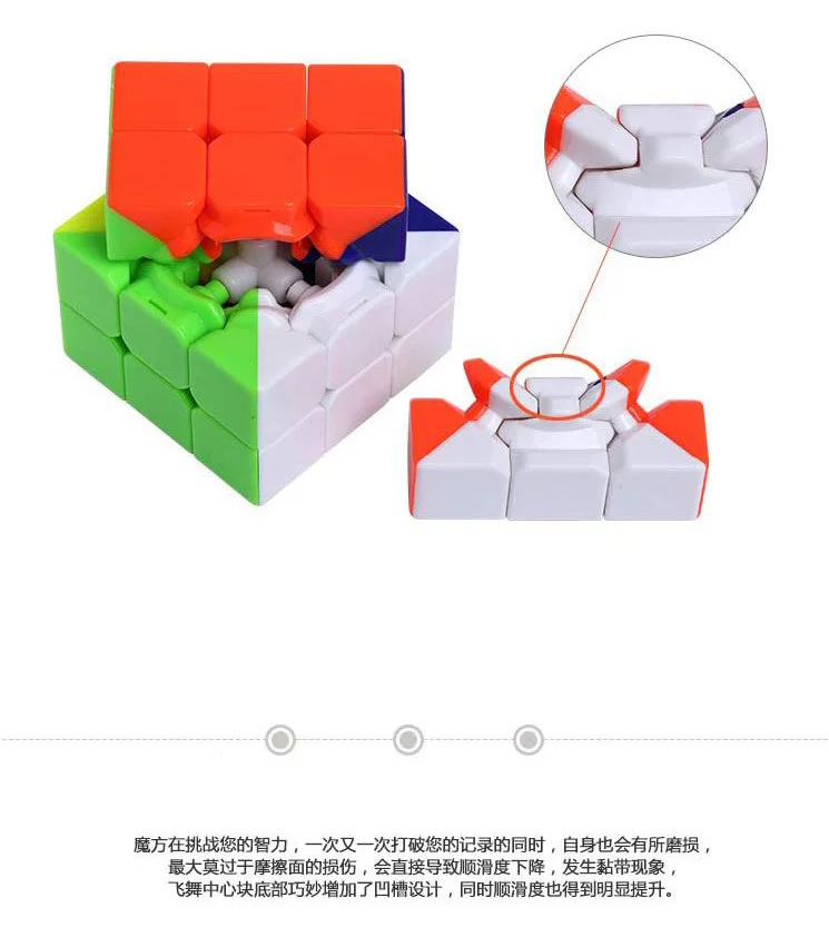 6 шт. = 1 набор, циклонный магический куб для мальчиков, 3x3x3, быстрый ультра-Гладкий скоростной пазл, конкурс, твист-куб, 56 мм, цветные наклейки, детские игрушки, подарок