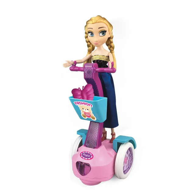 New Electric Rotating Princess Doll Dancing Light Music Toy Simulation