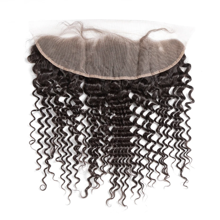 Rosabeauty, глубокая волна, фронтальная часть шнурка, человеческие девственные волосы, закрытие с детскими волосами, 130% плотность, предварительно выщипанные волосы