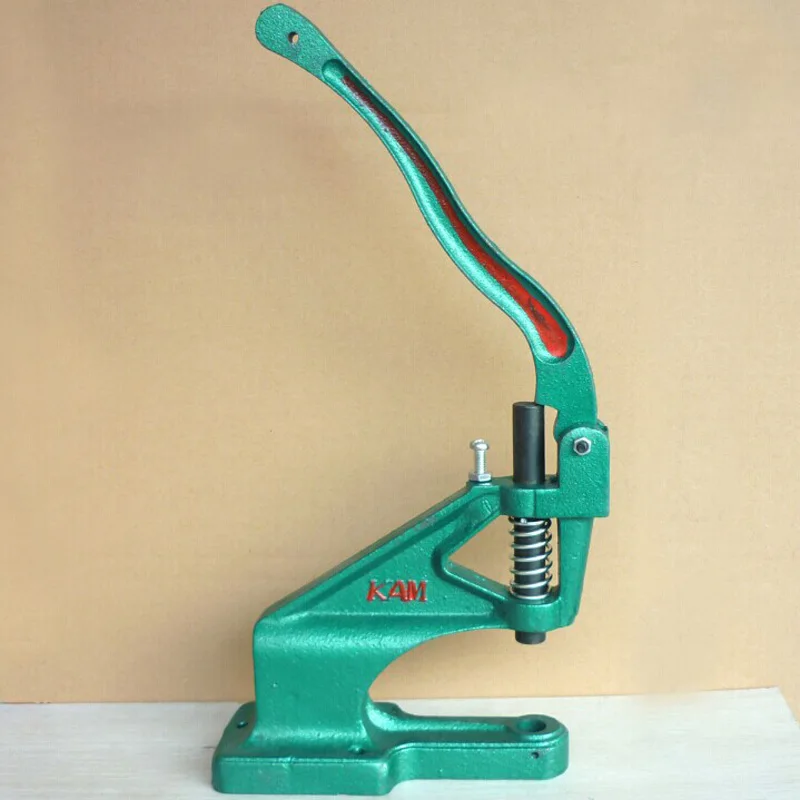 Metal Manual Grommet Machine Hand Press Eyelets Spot Snap Button Punch Toolin Tools from Home