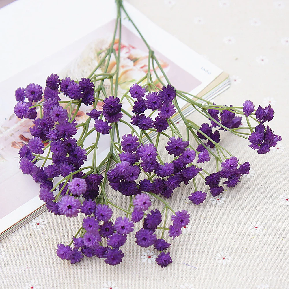 Искусственный цветок Гипсофилы, 1 шт., сделай сам, украшение для сада, свадьбы, вечеринки, дома