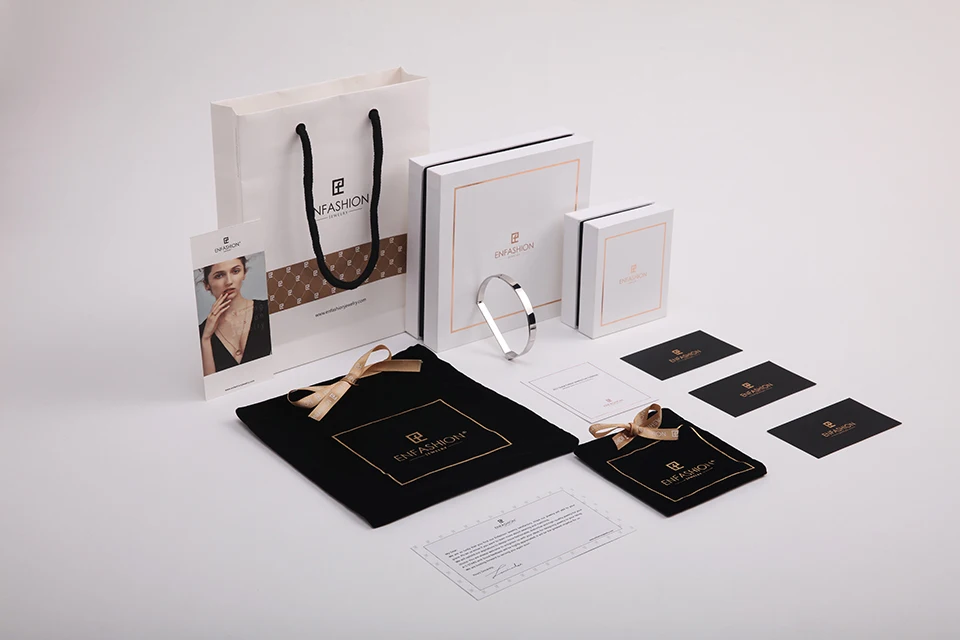 Enfashion Ювелирная посылка, Подарочная коробка для колец, сережек, ожерелья, браслетов, наборы браслетов