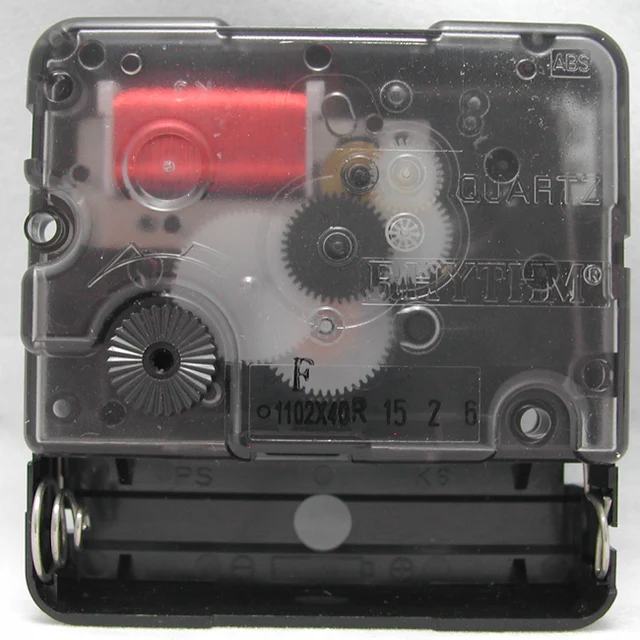 Rhythm Trigger Sweep Movement Plastic quartz clock movement with hands