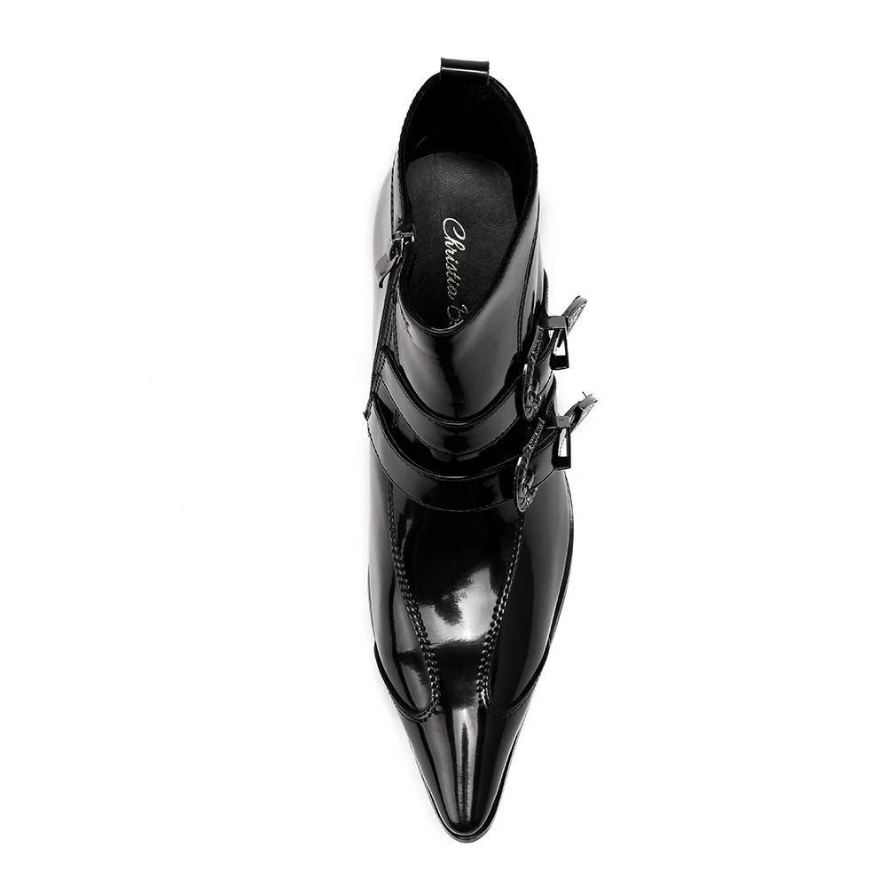 Casual Plus Botas Genuino Hombres 47 38 Militares Los Invierno Moda Nuevo Zapatos De Cómodas Cuero Negro Tamaño RqwvnzFC