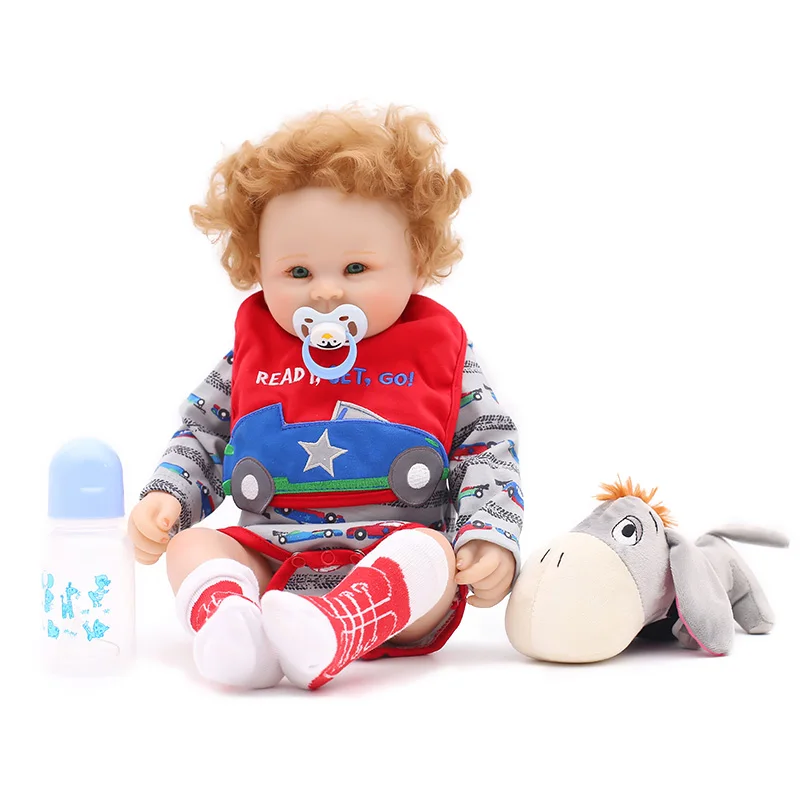 

2018 20" Bebe Reborn Doll Reborn Babies Lifelike Baby Dolls Alive Adorable Lifelike Toddler Kids Growth Partners Juguete Kid Toy
