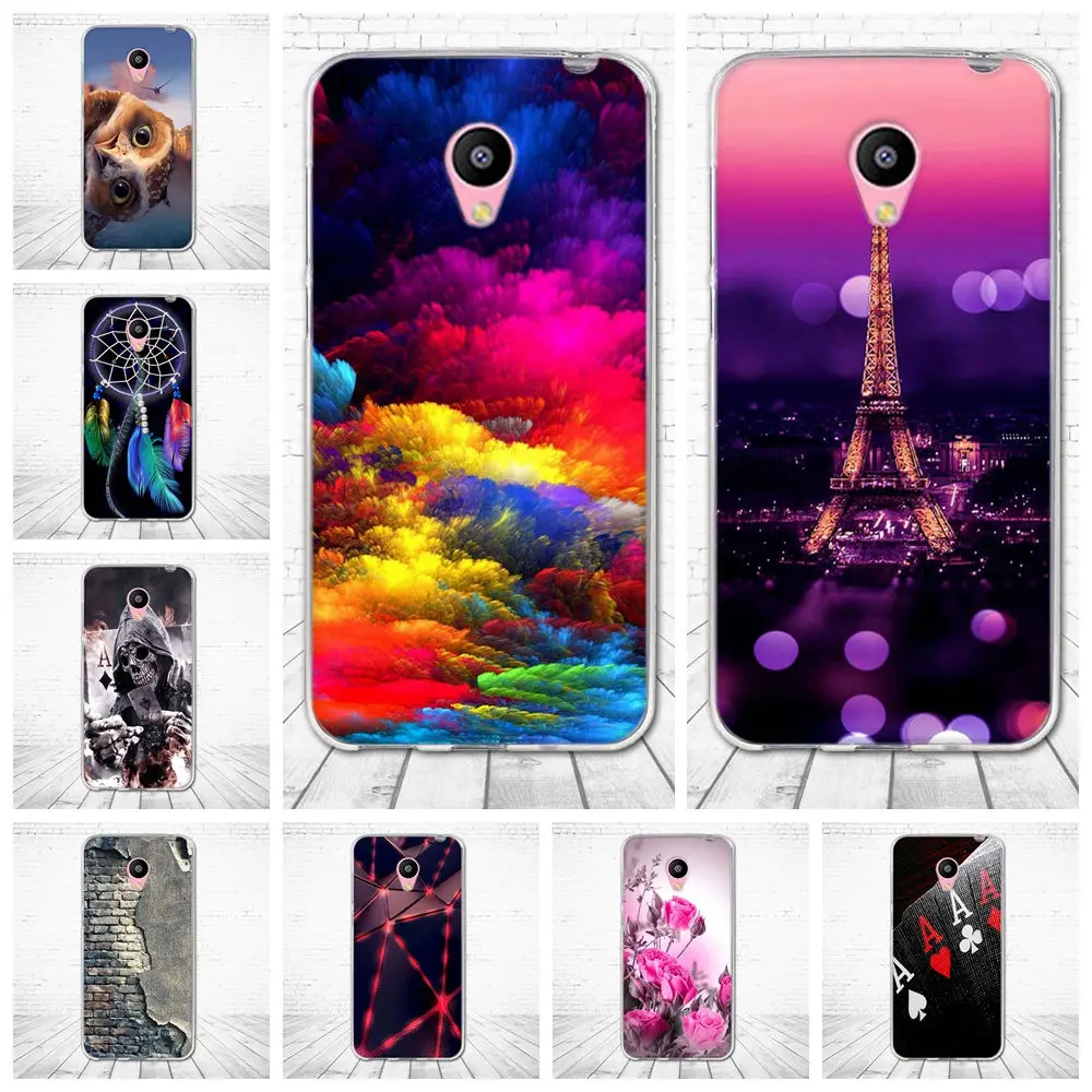 

For Meizu M2 Case 3D Pattern Capa For Meizu Meilan 2 Case Soft Silicon TPU Back Cover For Coque Meizu M2 Mini 5.0'' Phone Cases