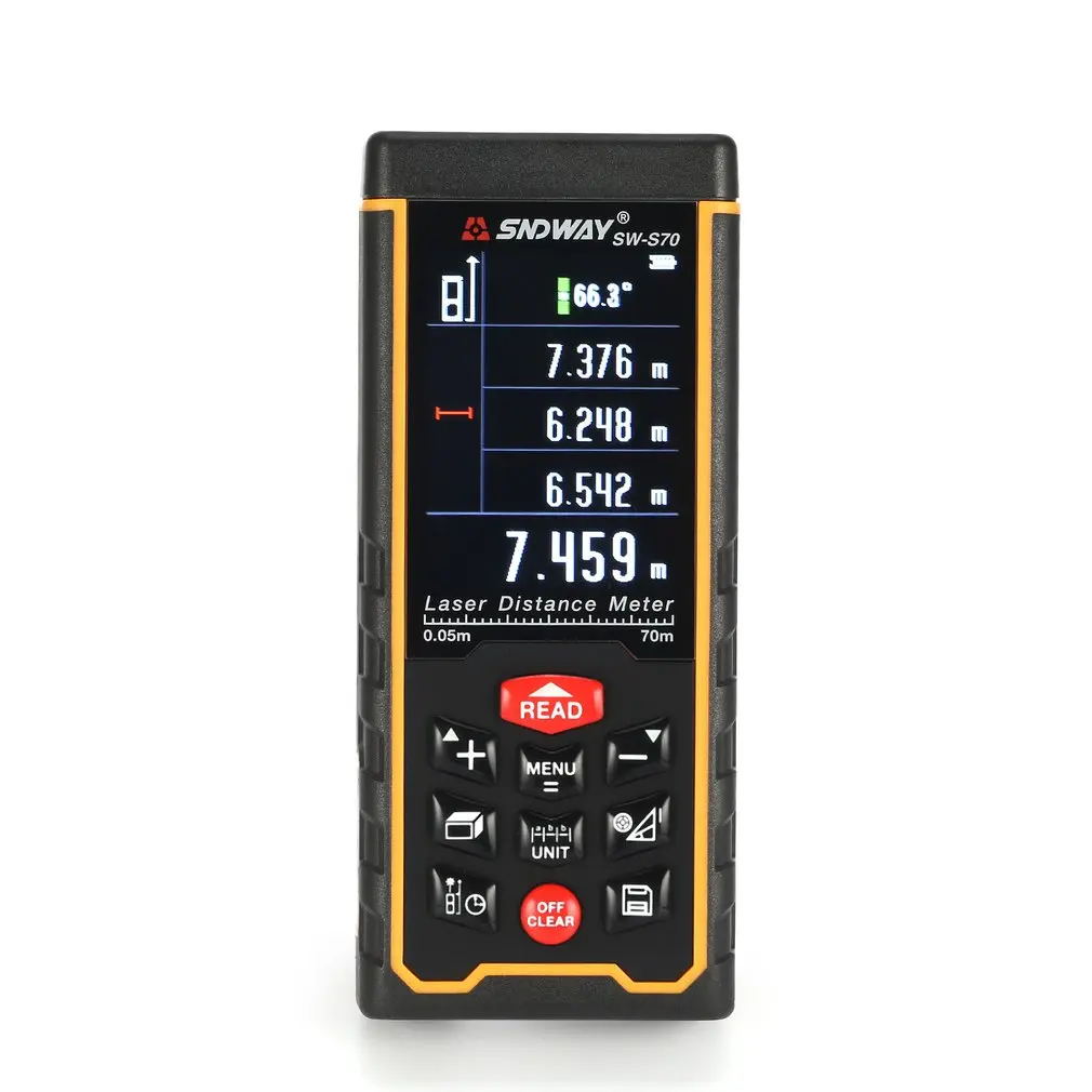 SNDWAY ручной лазерный дальномер 50 м 70 100 120 150 Diastimeter измерительный