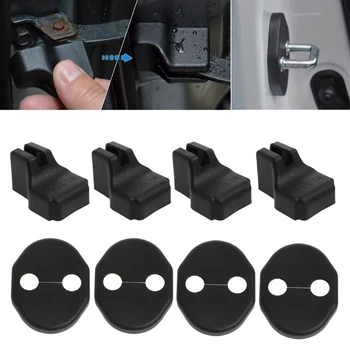 

ABS Black Car Door Lock Cover Protection For Mazda 2 5 6 Mazda CX-5 MX-5