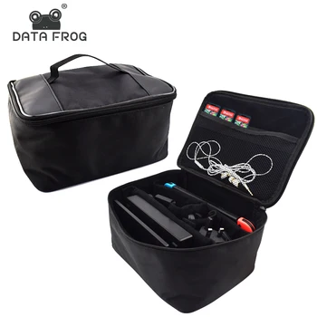

DATA FROG Big Pouch Bag For Nintend Switch Console Portable Carrying Case Travel Storage Bag for Switch Nintends Console NS Pack